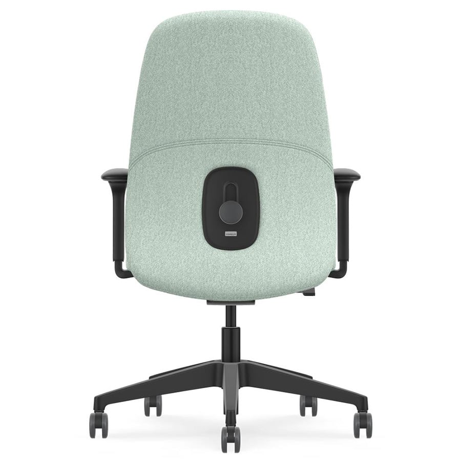 Interstuhl - Interstuhl HEJis3 (HJ116) Bürostuhl (Polsterrücken) - Bürostuhl - Polsterrücken (HJ116) - Schwarz Mint - Synchronmechanik - 123HomeOffice