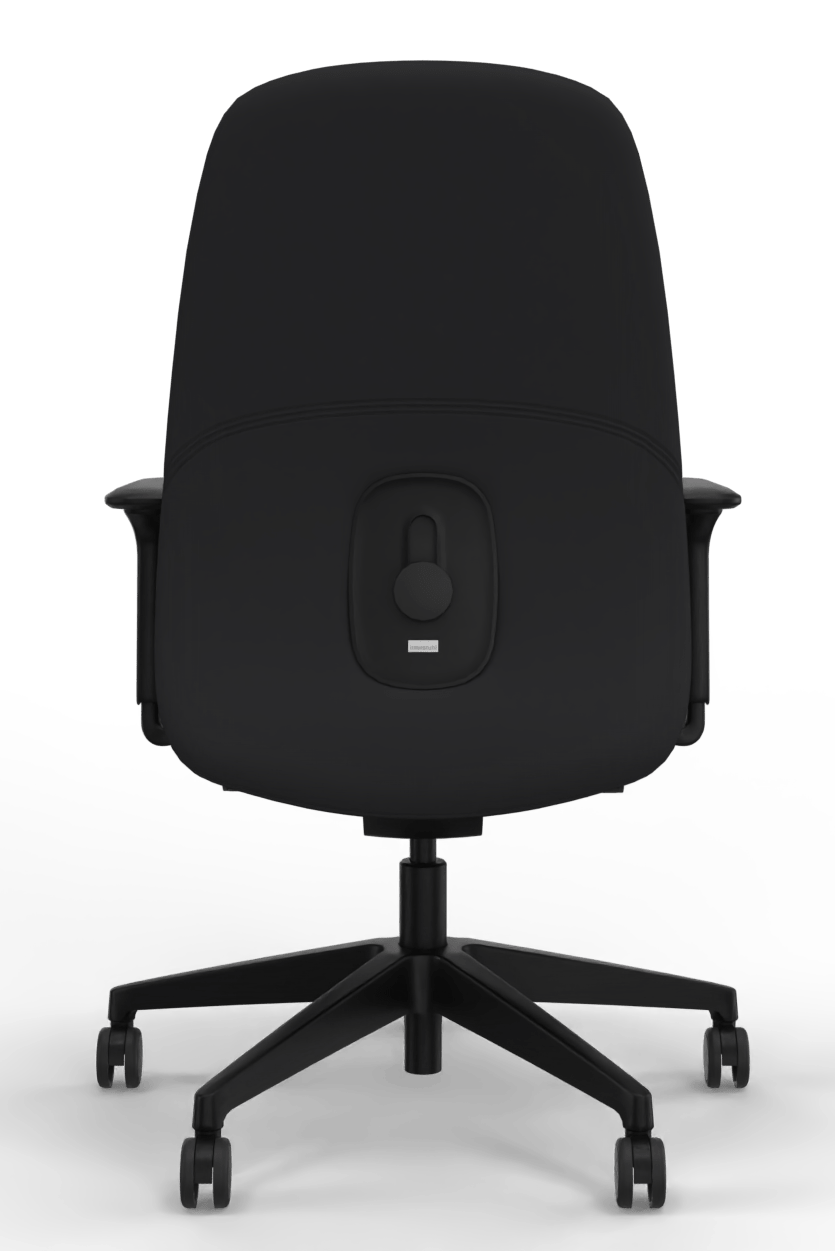 Interstuhl - Interstuhl HEJis3 (HJ116) Bürostuhl (Polsterrücken) - Bürostuhl - Polsterrücken (HJ116) - Schwarz Schwarz - Synchronmechanik - 123HomeOffice