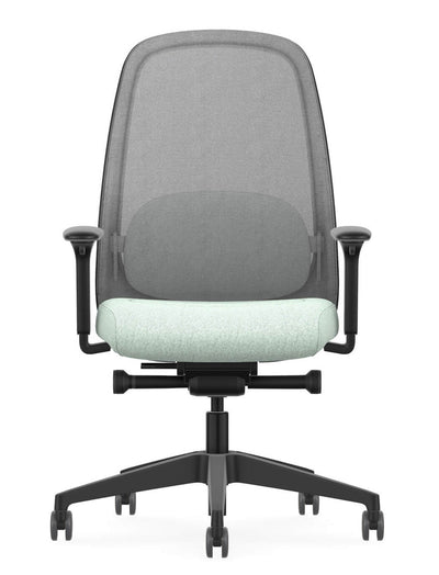 Interstuhl - Interstuhl HEJis3 (HJ216) Bürostuhl (Netzrücken) - Bürostuhl - Netzrücken (HJ216) - Schwarz Mint - Synchronmechanik - 123HomeOffice