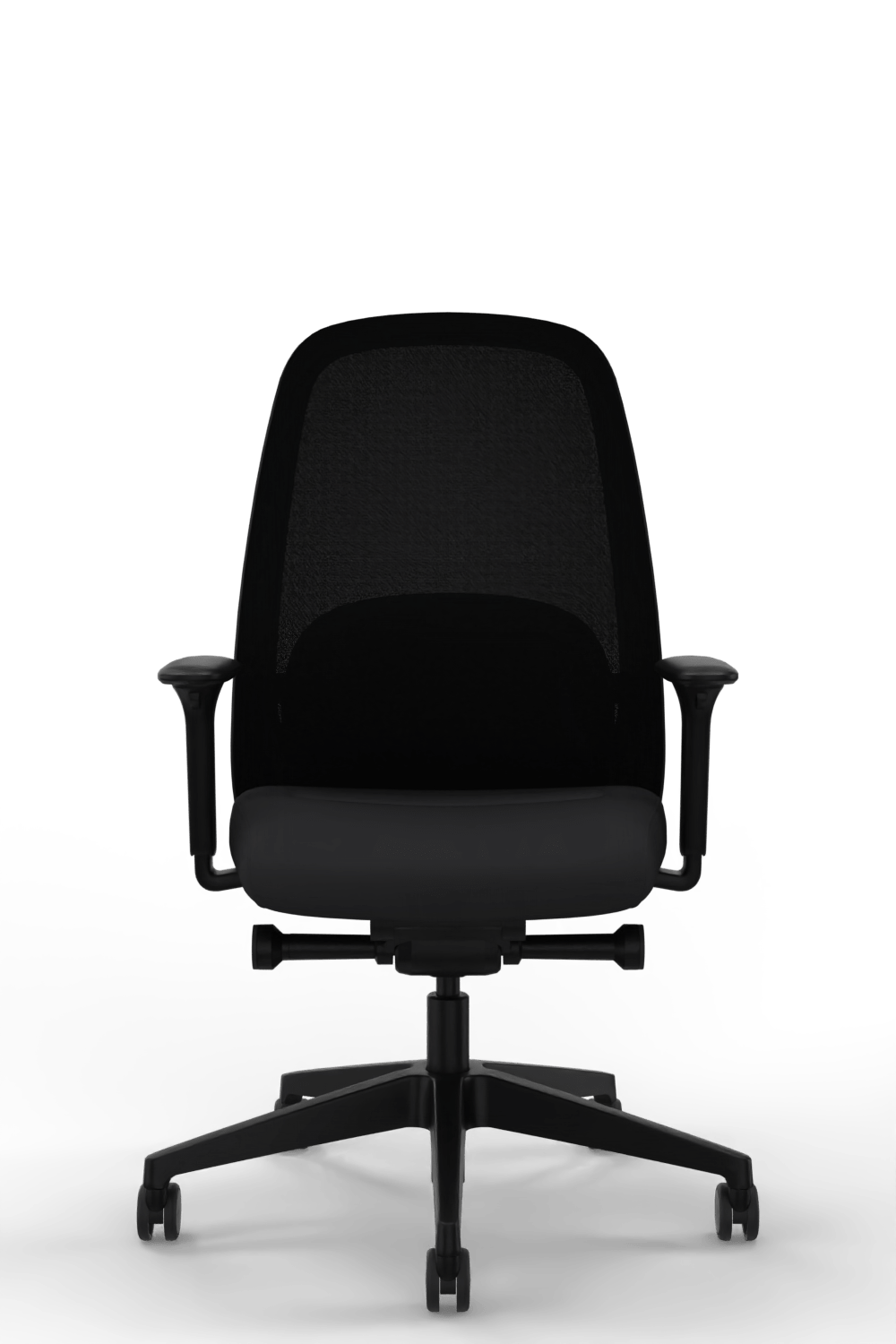 Interstuhl - Interstuhl HEJis3 (HJ216) Bürostuhl (Netzrücken) - Bürostuhl - Netzrücken (HJ216) - Schwarz Schwarz - Synchronmechanik - 123HomeOffice