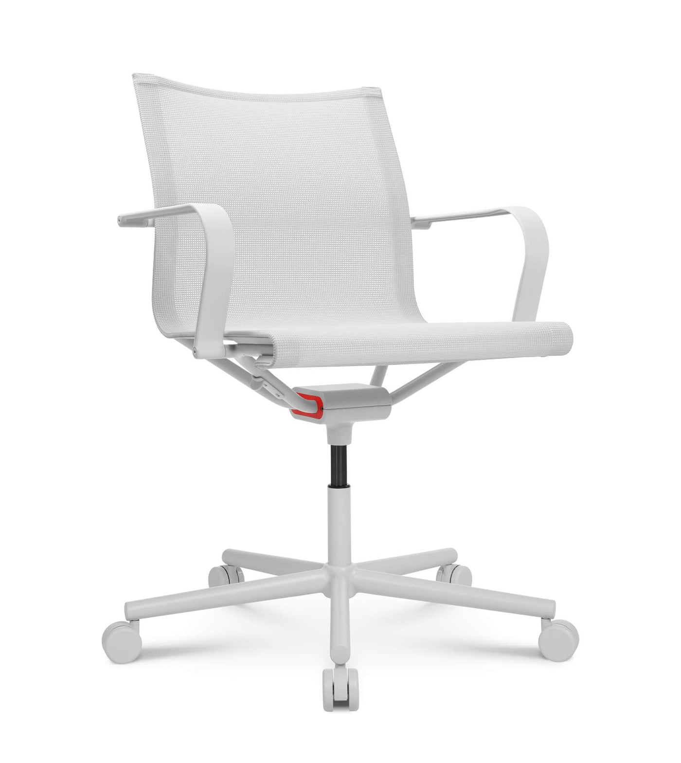 Wagner - D1 Office Arbeitsstuhl Weiss m. Rollen - OFFICE CHAIRS - Mit Armlehne - 123HomeOffice