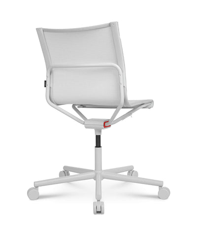 Wagner - D1 Office Arbeitsstuhl Weiss m. Rollen - OFFICE CHAIRS - Ohne Armlehne - 123HomeOffice