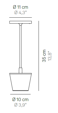 Zafferano - Zafferano Poldina Reverso - Lamp - Weiss Matt - 123HomeOffice