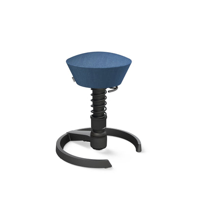 Aeris - Aeris Swopper Black Gleiter - Sitzhocker - Wollmischung (Capture Gabriel) - blau - 123HomeOffice