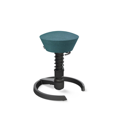 Aeris - Aeris Swopper Black Gleiter - Sitzhocker - Wollmischung (Capture Gabriel) - petrolblau - 123HomeOffice