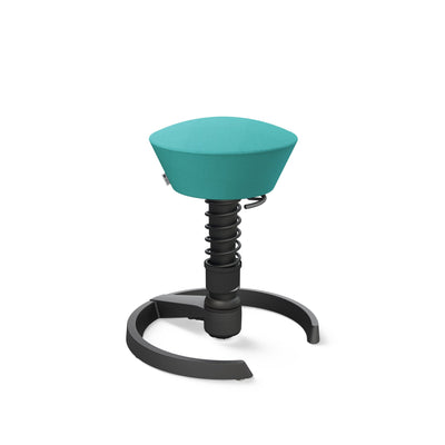 Aeris - Aeris Swopper Black Gleiter - Sitzhocker - Wollmischung (Select Gabriel) - türkis - 123HomeOffice